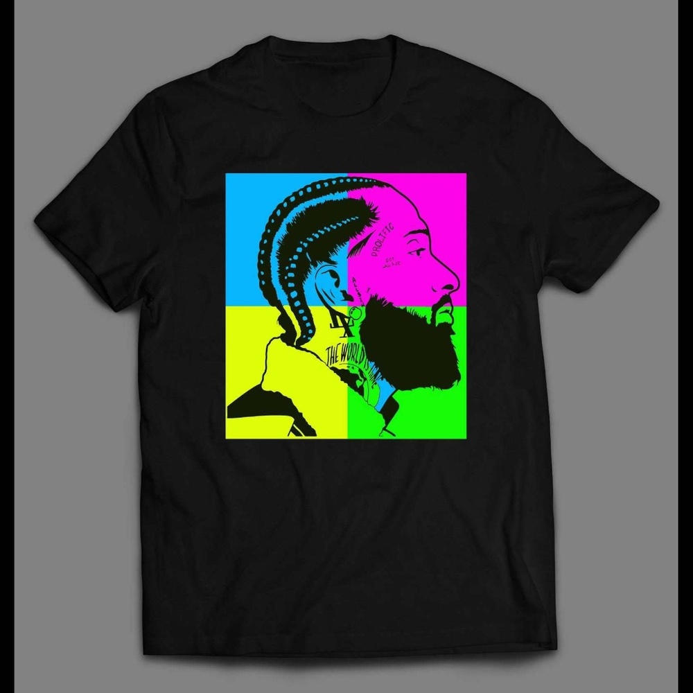 WEST COAST NIPSEY POP ART SHIRT